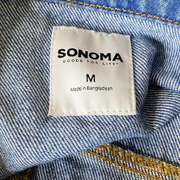 Sonoma Women's Classic‎ Blue Jean Jacket - Picture 3 of 3